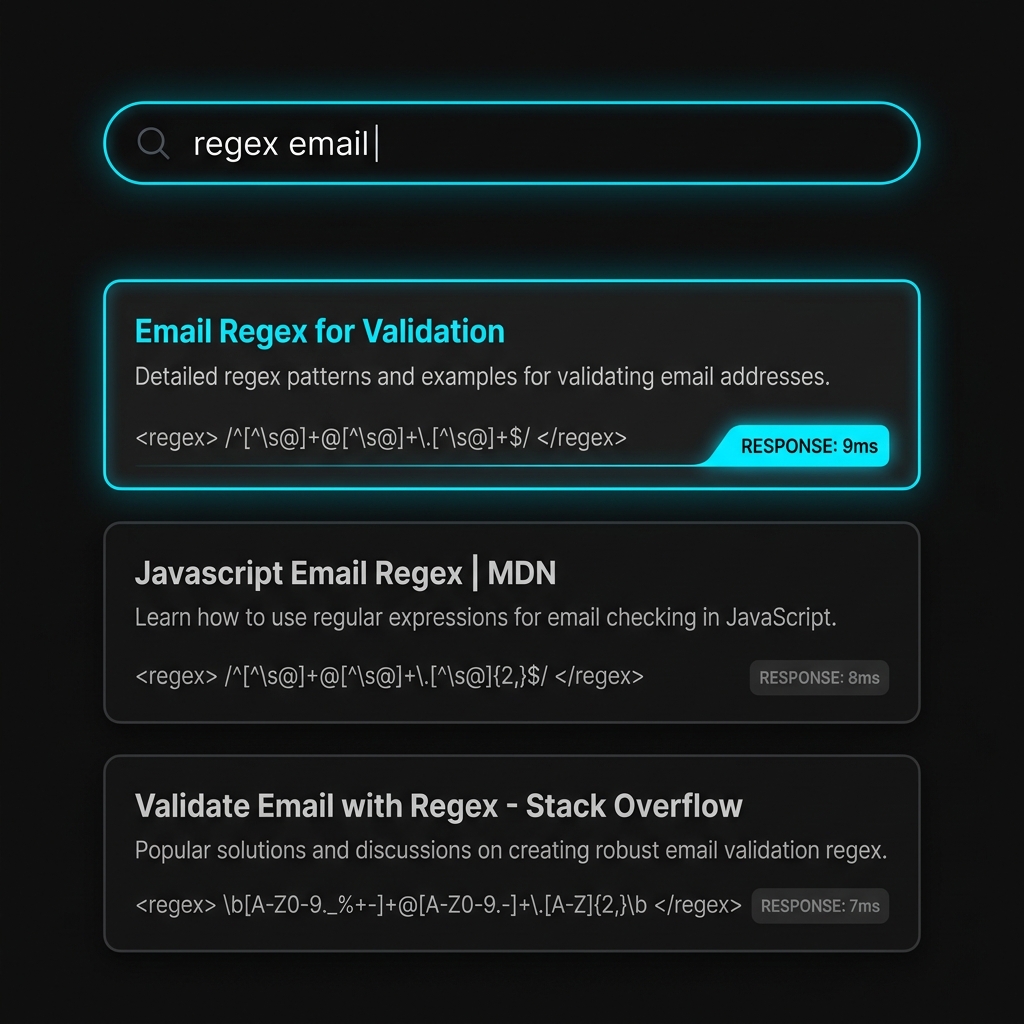 Search UI Mockup